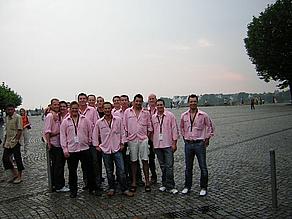 Gruppenbild in der Düsseldorfer Altstadt 2004